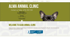 Desktop Screenshot of almaanimalclinic.com